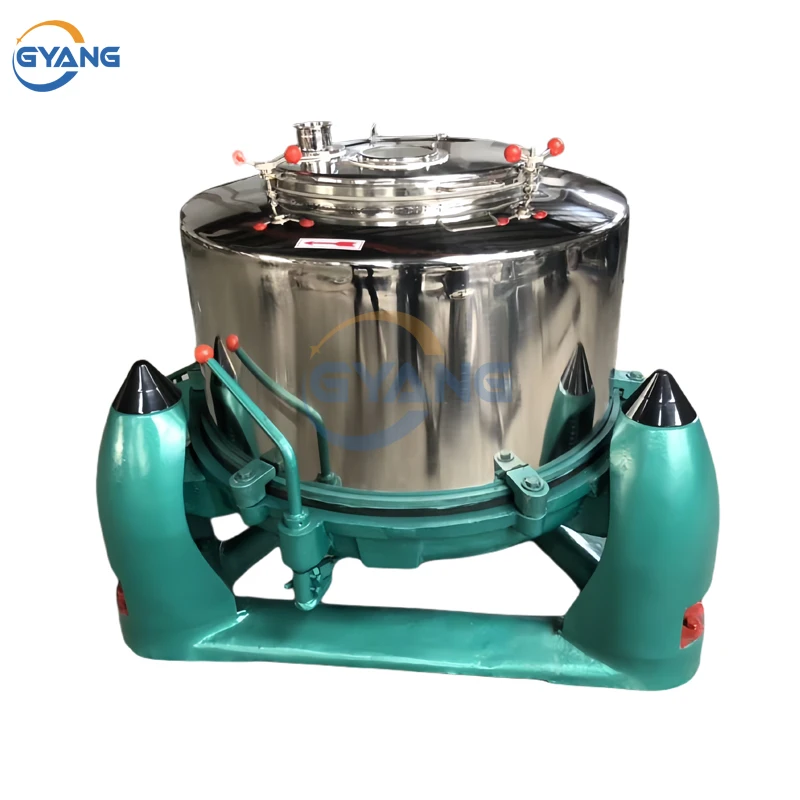Mini Stainless Steel Plate Filtration Equipment Low Price Food Hanger Cover Top Discharge Basket Centrifuge