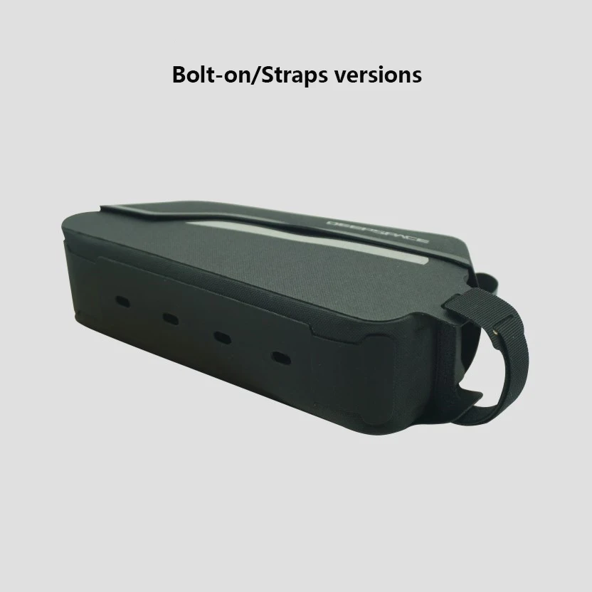 DEEPSPACE Fully Waterproof Road Bike Bolt-on Top Tube Bag Bicycle Front Frame Bag with Magnetic buckle
