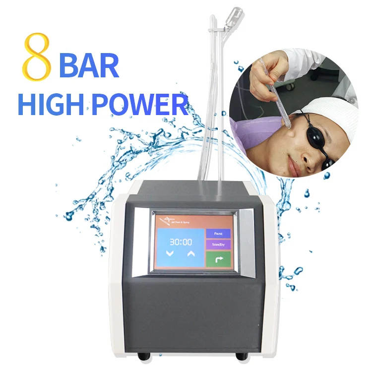 high pressure jetpeel 2 in 1 face deep cleaner skin care jet peel facial water peel oxygen jet peel machine
