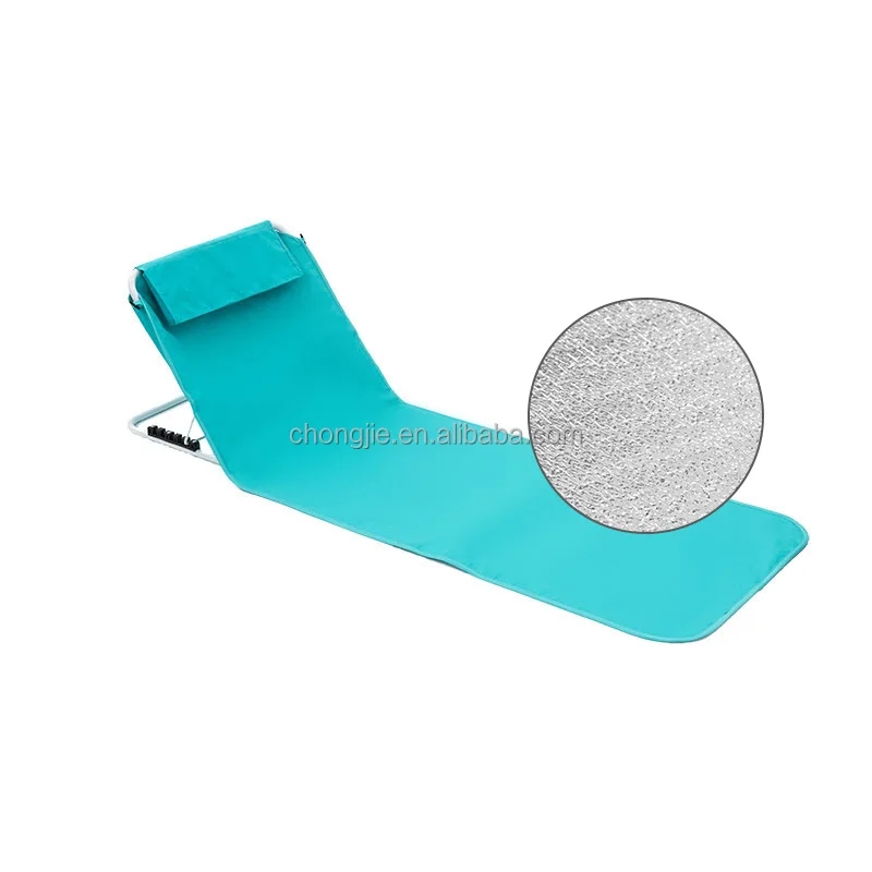 CJANTELOPE Foldable Waterproof Beach Lounger Mat Folding Camping Chair For Travel Picnic Outdoor Folding Floor Chair