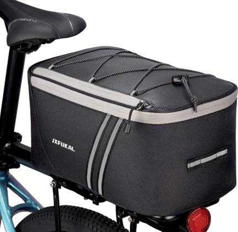 Promend Good Quality Big Bicycle 12L Bag Cheap price Big Volume 12liter Picnic bike bag Durable Polyester MTB road bike Rack Bag