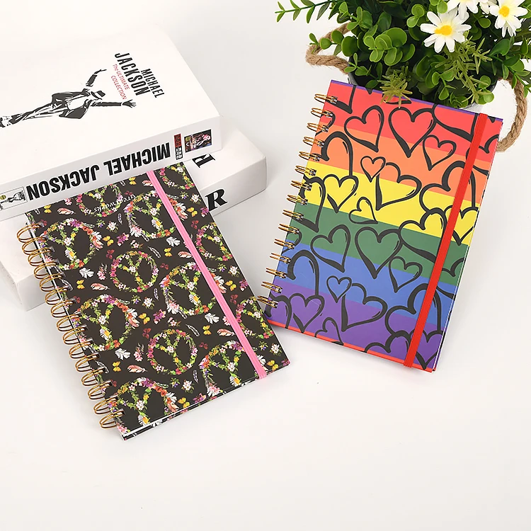 customized mini spiral notebook durable dairy notebook cute student exercise book