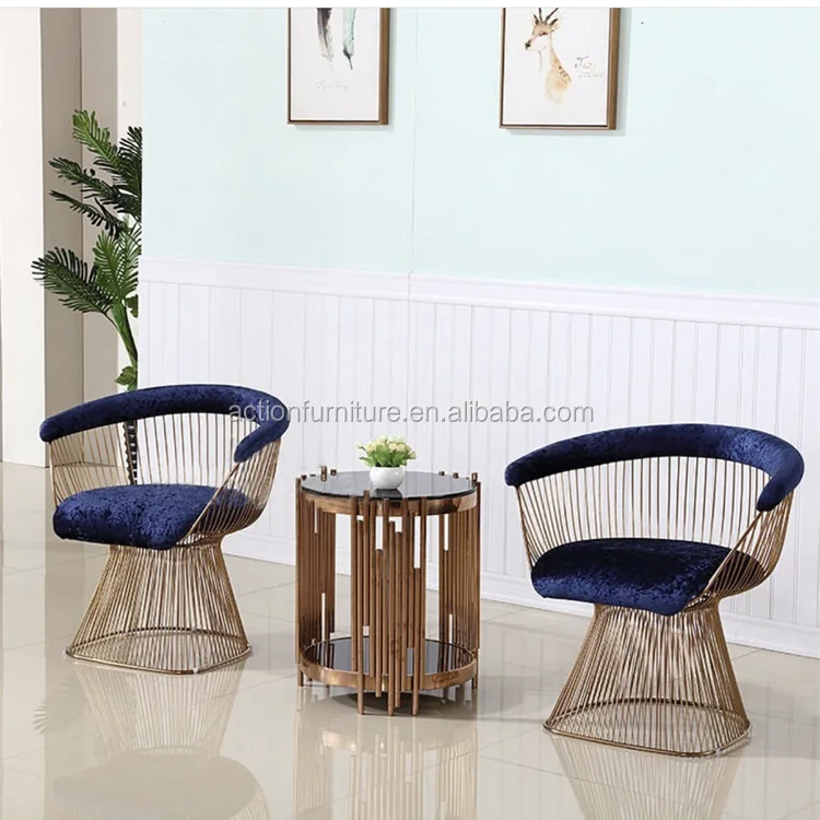 Wholesale  Low Price High Quality Royal Stainless Steel  Banquet Chairs Living Room Chairs Sets Home Furniture Wedding Chairs