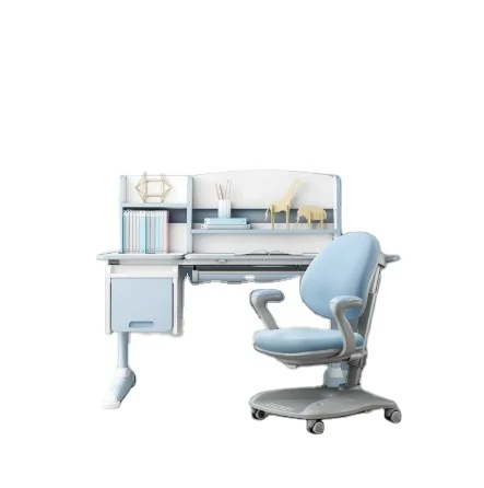 Children Bedroom Furniture Height Adjustable Kids Study Desk and Chair for Kids Study