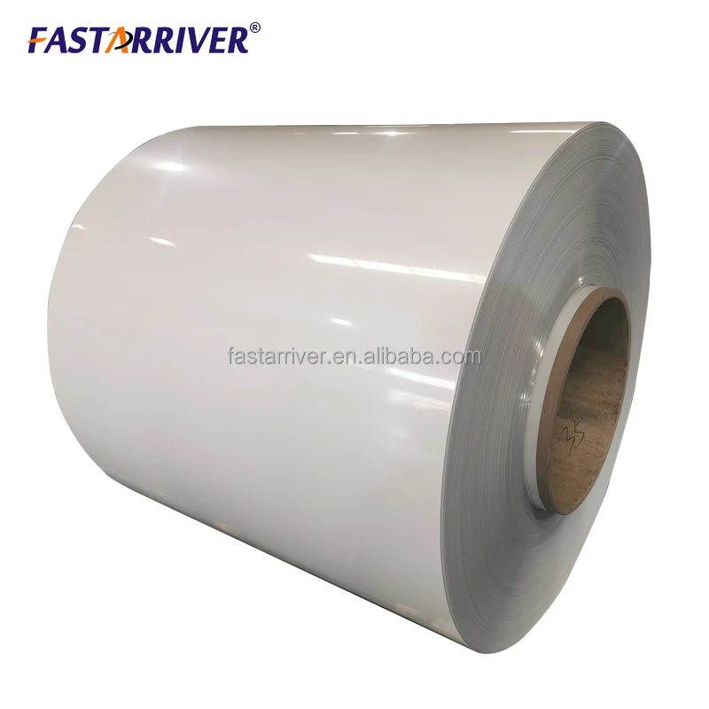 Предварительно окрашенная алюминиевая катушка белого цвета для отделки 3003 0,8 мм