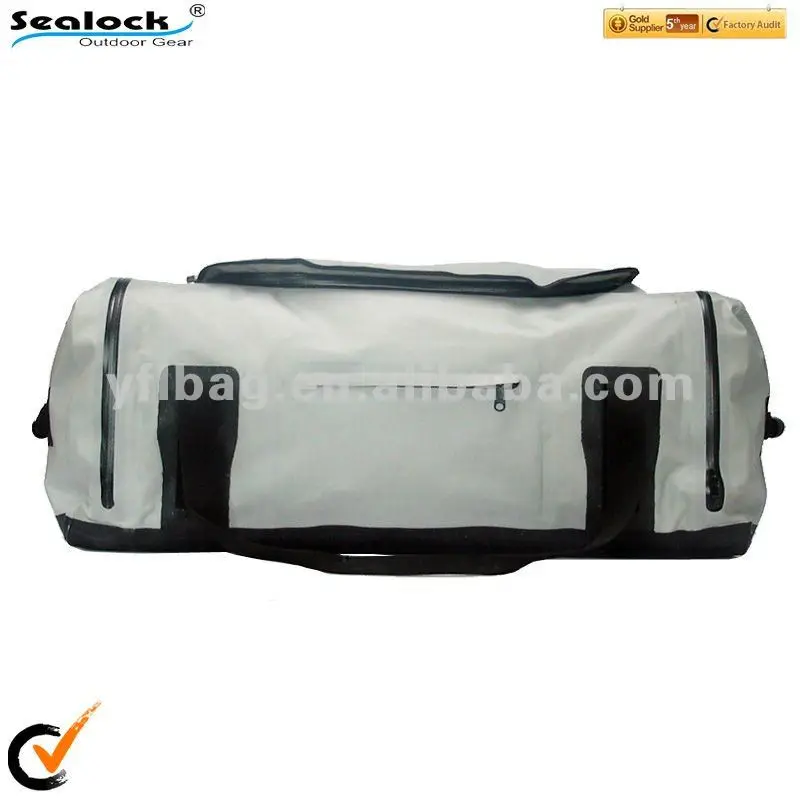 Large Capacity Waterproof Travel Bag Sports Style Nylon TPU Belt Custom Pattern Waterproof Zipper Gym Use