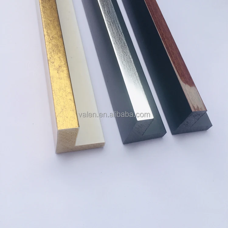 Custom Plastic Framing L Shape Canvas Frame Wall Art Oil Painting Picture Frame Moulding Wholesale