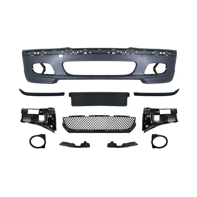 High quality E46 Upgrade M-Tech Style Front Bumper Body Kit Body Parts For BMW 3 Series E46 1999-2004