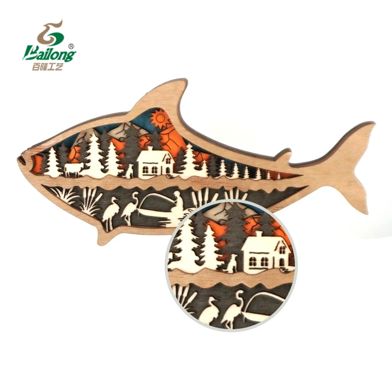 Профессиональная фабрика, пляжные животные, деревенский Морской Декор, лазерная резка, деревянные поделки, домашний декор