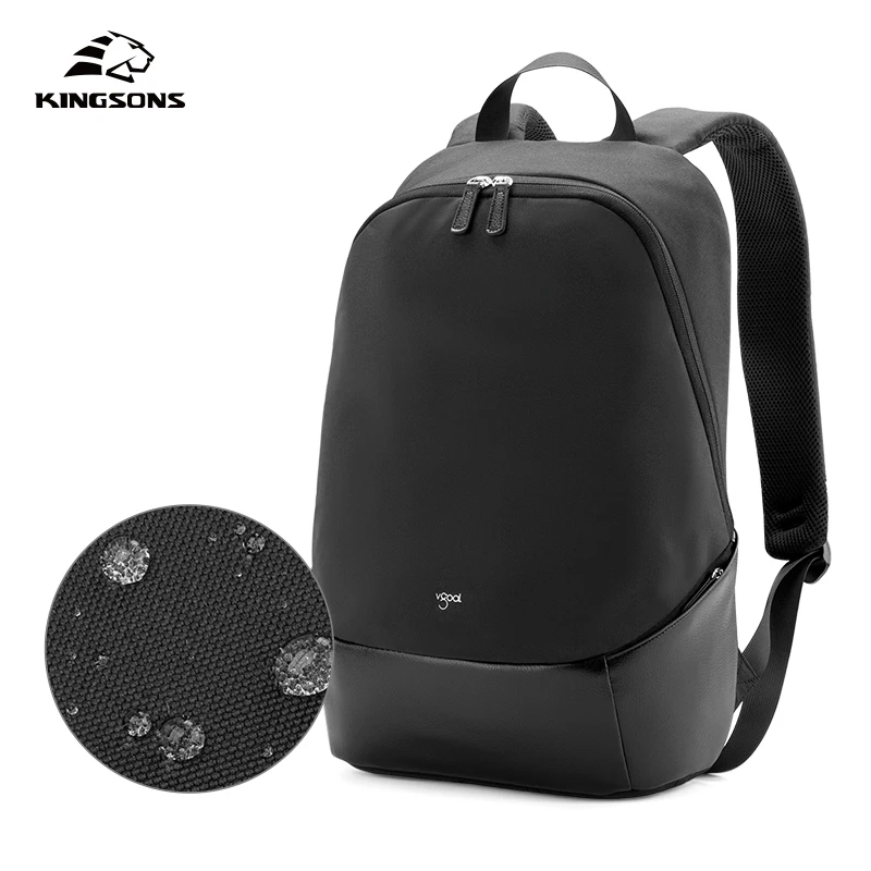 Kingsons RPET backpack wholesale waterproof bagpack for business men and women 15.6 inches laptop backpack RPET backpack