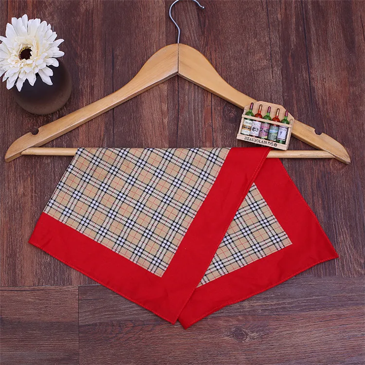 
Hot sale 100% cotton grid handkerchief pocket square colorful handkerchief 