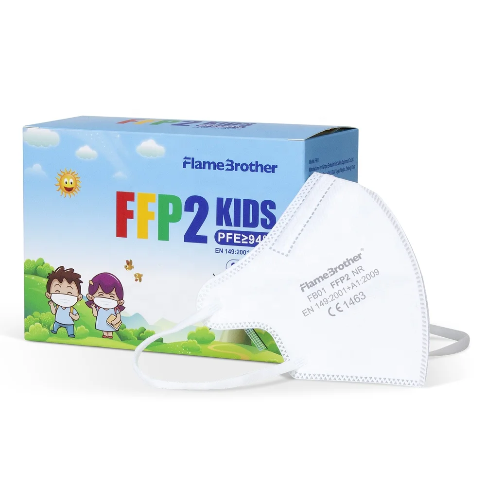 
FFP2 Mask Kids ffp2-maske herstell CE Certificate EN 149 Children Face Mask Masken CE FFP2 Kids 