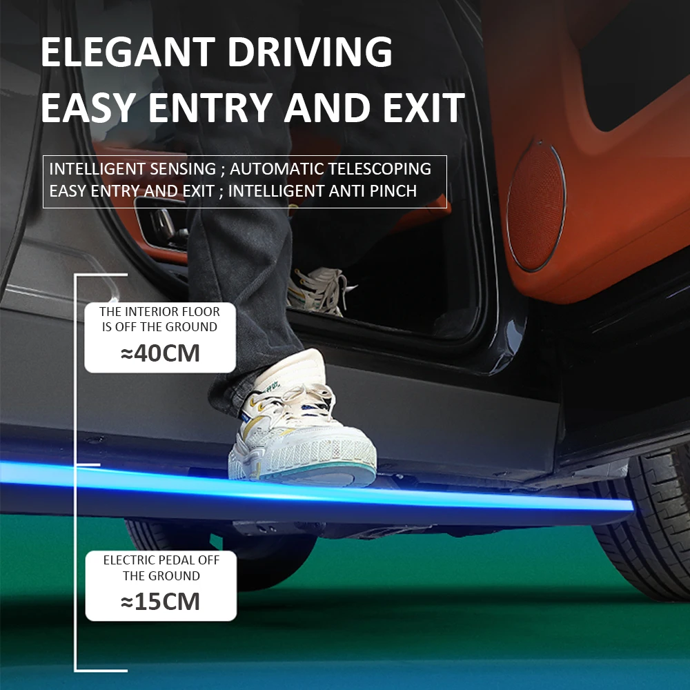 TLS Alloy Aluminium Electric Side Step Waterproof Running Boards Automotive Electric Pedal For Lixiang L7 L8 L9