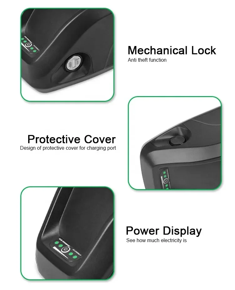 Hailong High power lithium ion battery 48V 1000W for electric bike 36v 52v 60v 72v 20ah 40ah Lithium Ebike Battery Pack