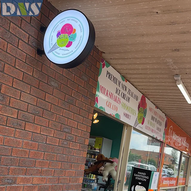 letter lights wall outdoor double sided led sign product light box