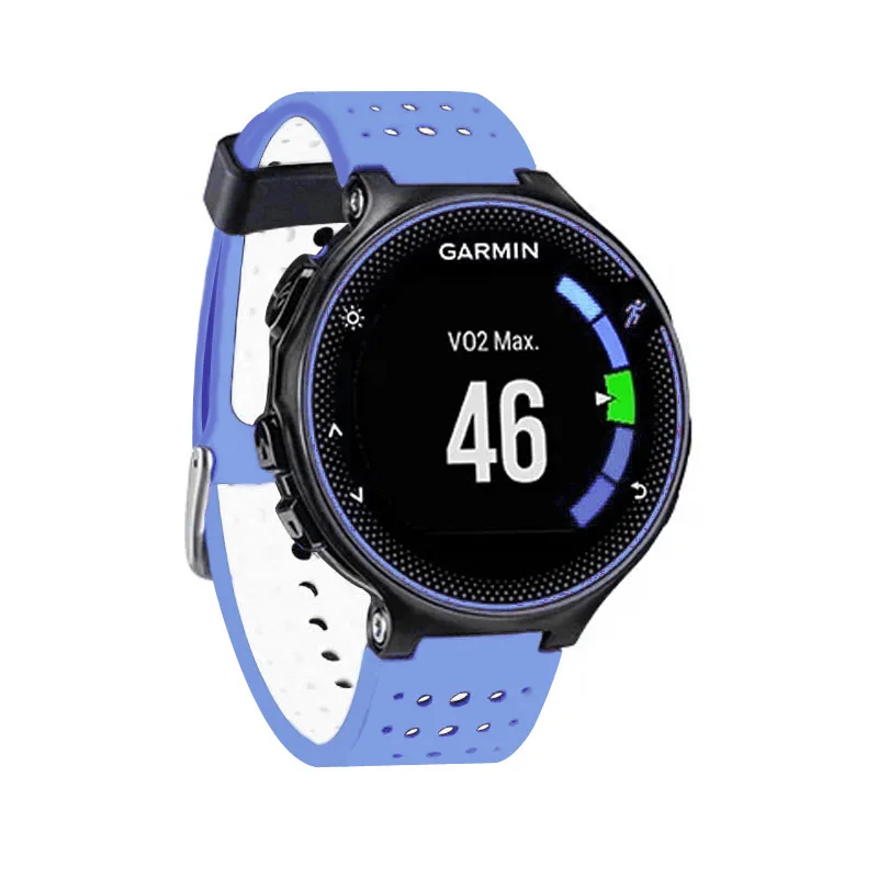 2023 Dual colors  Quick Release Silicone watch Strap for Garmin Forerunner 235 Wrist band for Garmin watch 22mm