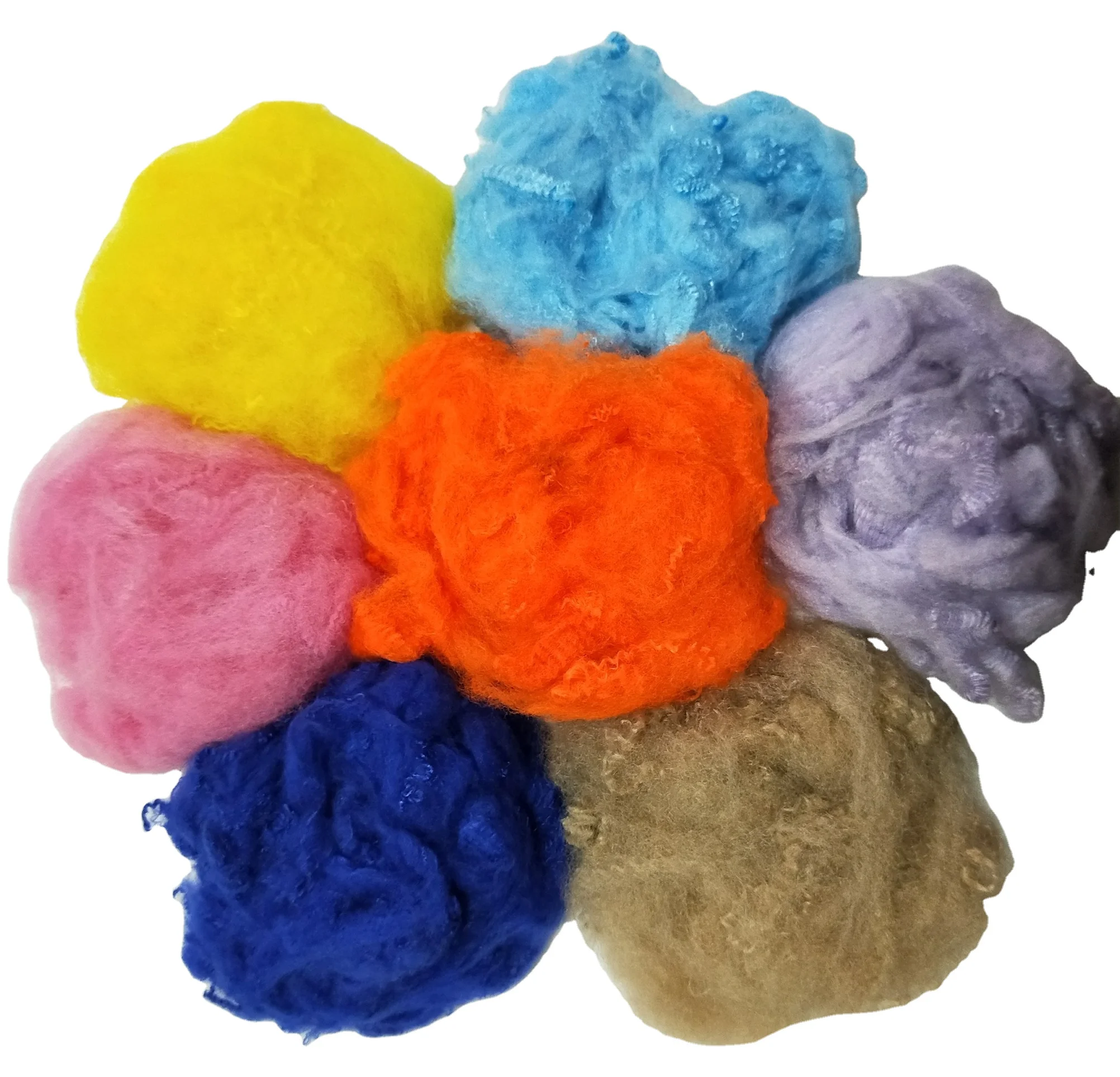 Factory Direct Sales High-Quality Filling Pillow Stuffing Polyester Staple Fiber Recycled PSF