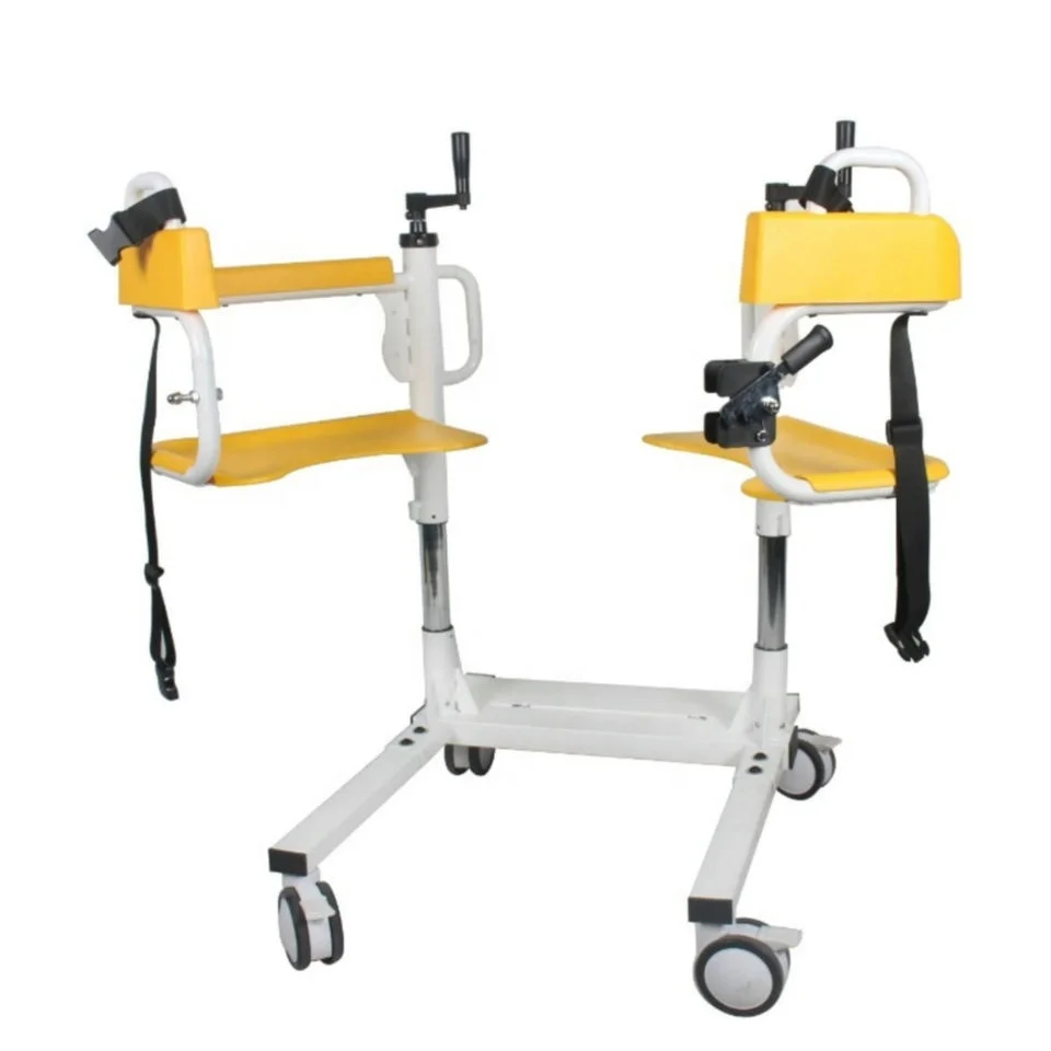Hot Sale Multi-purpose Patient Lift and Transfer Chair Patient Wheelchair with Commode for Disabled Elderly