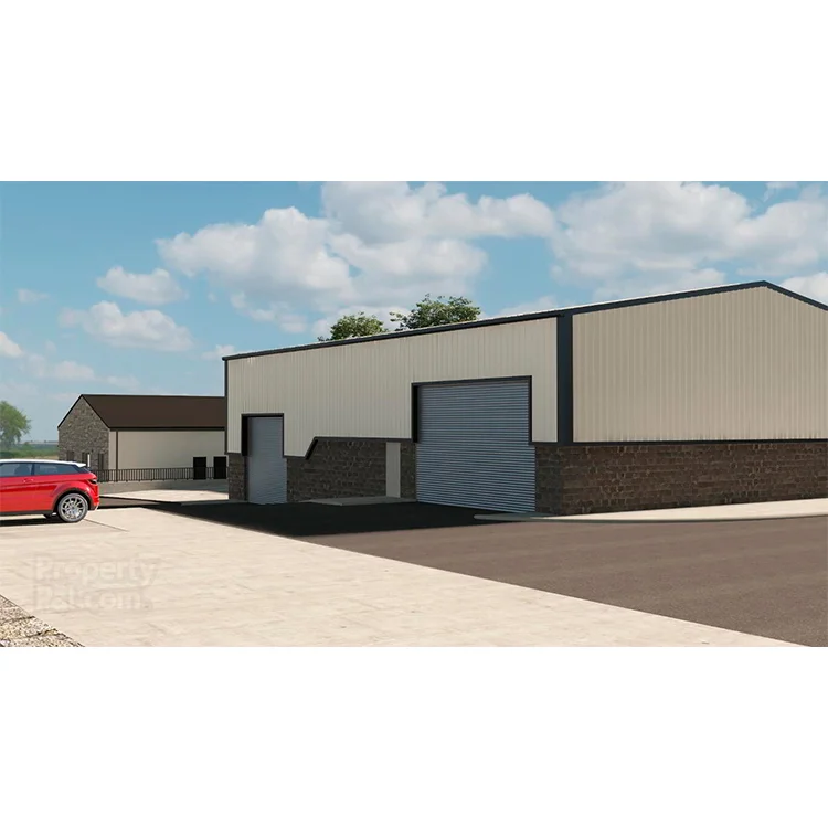 Metal building kits prefab Industrial Prefabricated Modular Metal Prefab Factory Warehouse Steel Building