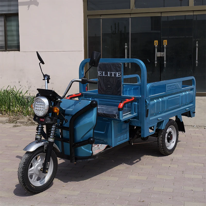 China cheap price 1000W Electric Tricycle motorized tricycles 60V high speed three-wheeled motorcycle Electric Cargo Tricycle