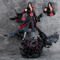 New 38CM Japanese Anime Narutos Uchiha Itachi Action Figures Pvc Toy Model Doll