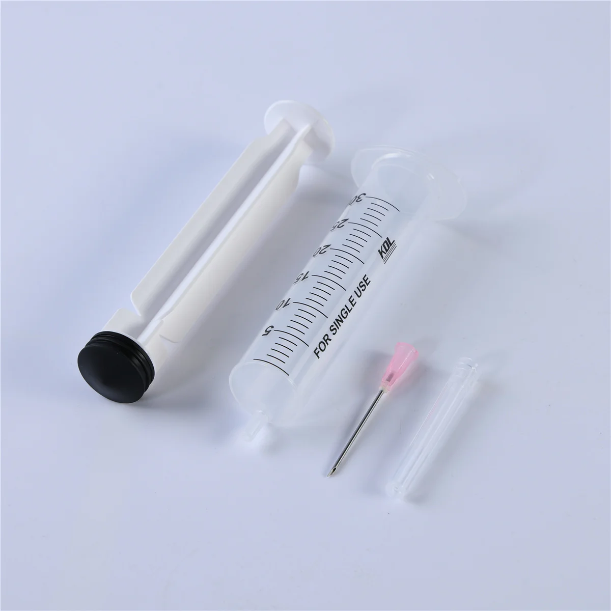 Медицинское шприцевое масло инжектора/Медицинская пробка Rupper GB 15810 Luer Slip одноразовая EOS Pp/ss304/медицинский силикон с иглой 30 мл