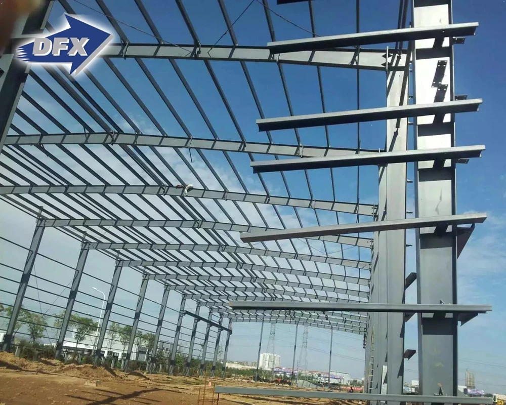 Китайская птицефабрика ферма ангар склад стальная конструкция сборная