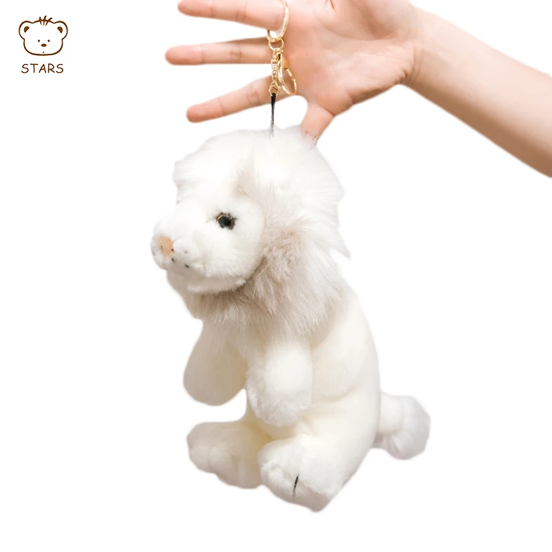 Plush lion keychain custom various design animal
