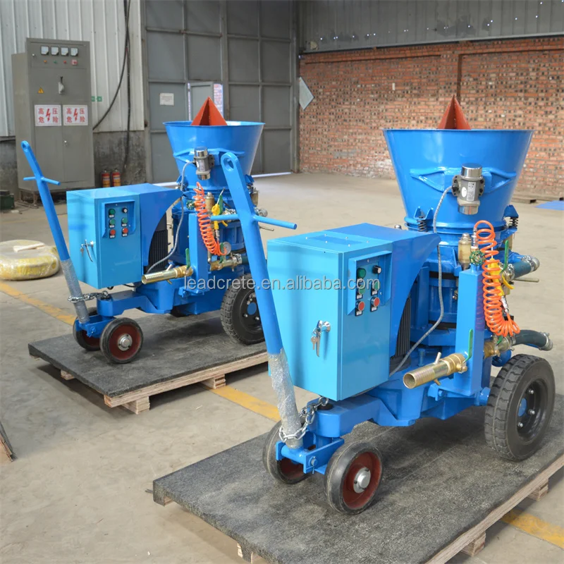 Dry  electric motor new concrete gunite machine refractory gunning shotcrete machine