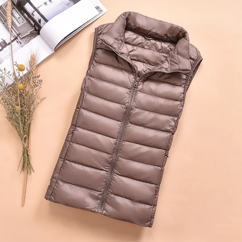 
OEM Custom Fashion Winter Vest Sleeveless Jacket For Women 