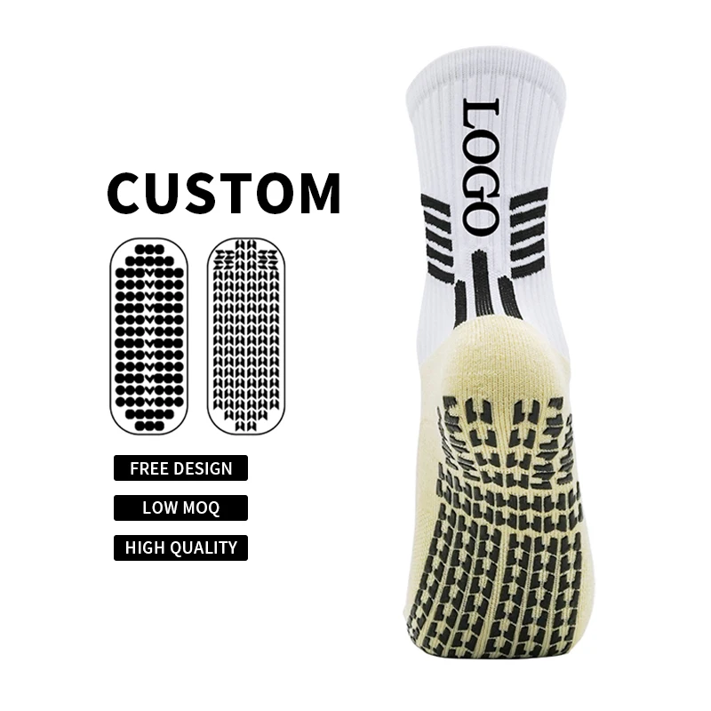 Custom Sport Grip Socks Soccer Grips Design Athletic Socks for Football Grip Compression Socks Custom Logo