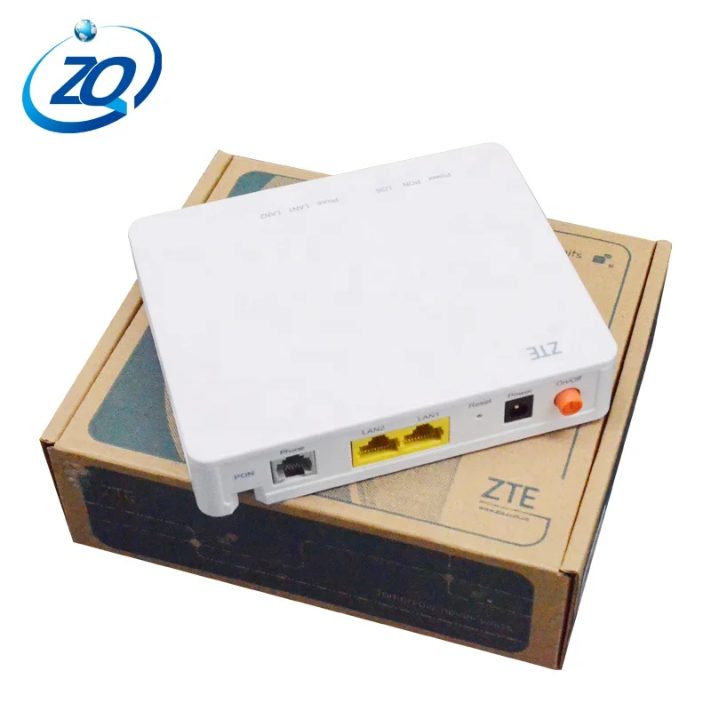 Быстрая доставка Ont Ftth однорежимный 1Ge 1Fe Wifi Gpon Epon Xpon Onu ZTE F612 по низкой цене