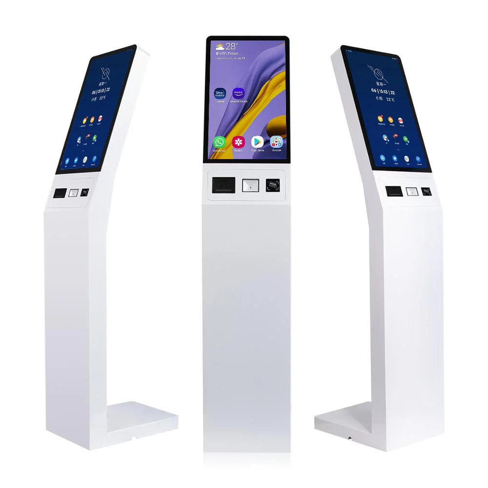 TouchWo ресторанный заказ Android Win10 Win11 Linux Totem оплатный киоск самообслуживания с принтером NFC QR-код считыватель пальцев