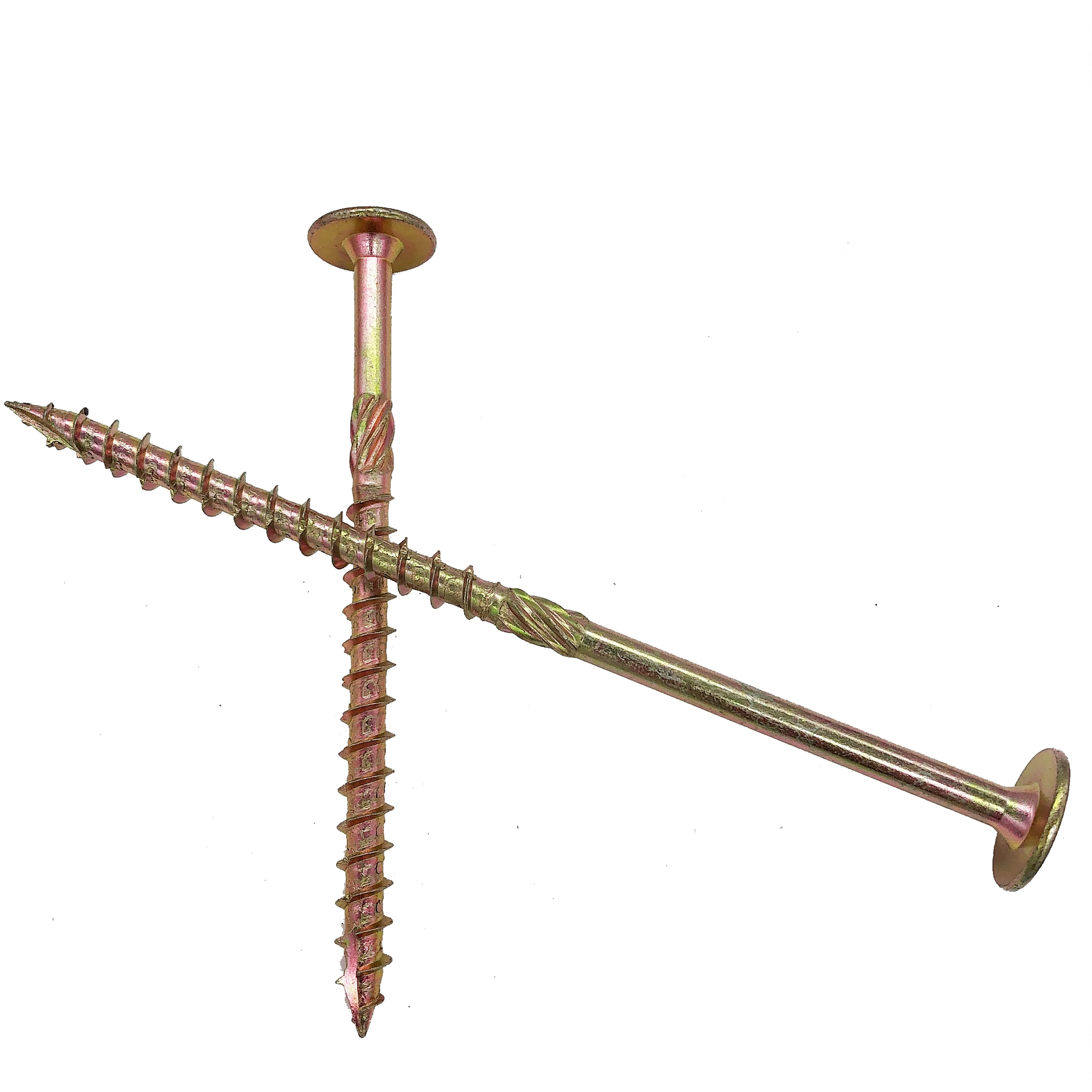 Straw Rope Nail Wafer Head Chipboard U Double Thread Wood Construction Stainless Self Drilling Metal Screw T17