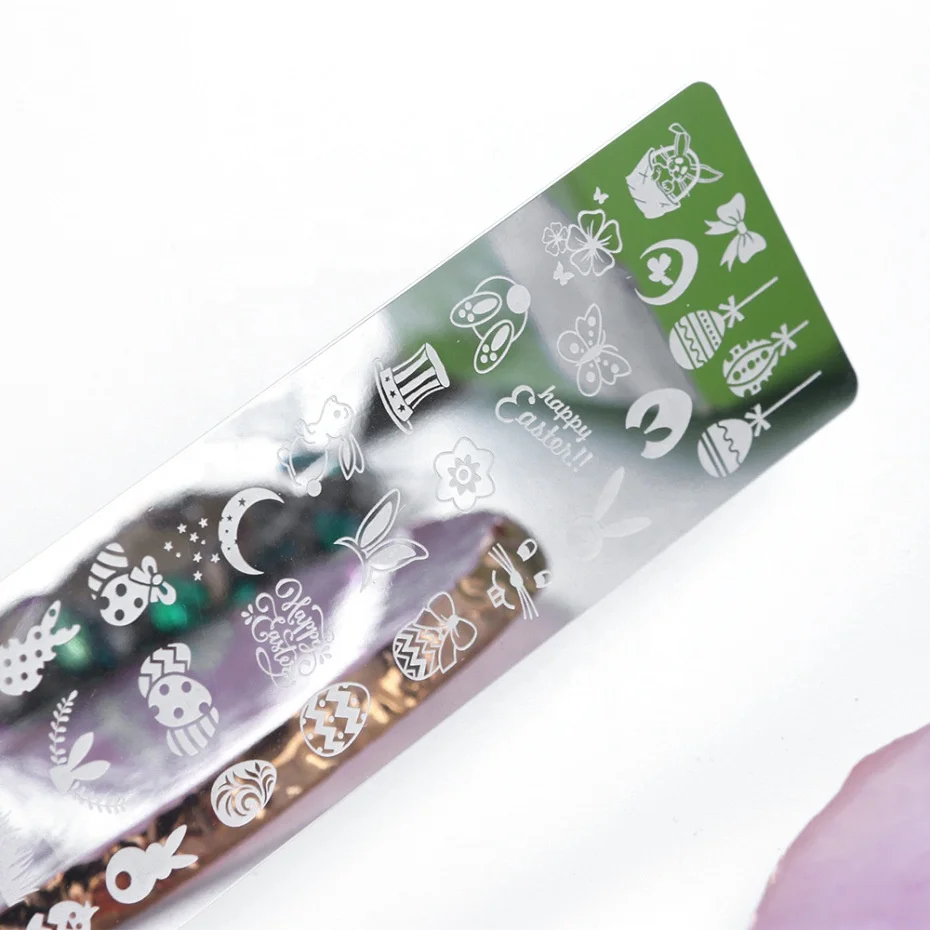 Nail Stamping Plate Mix Flower Butterfly Geometry Cartoon Designs Transfer Stencils Stamp Template for Printing Manicure Tools