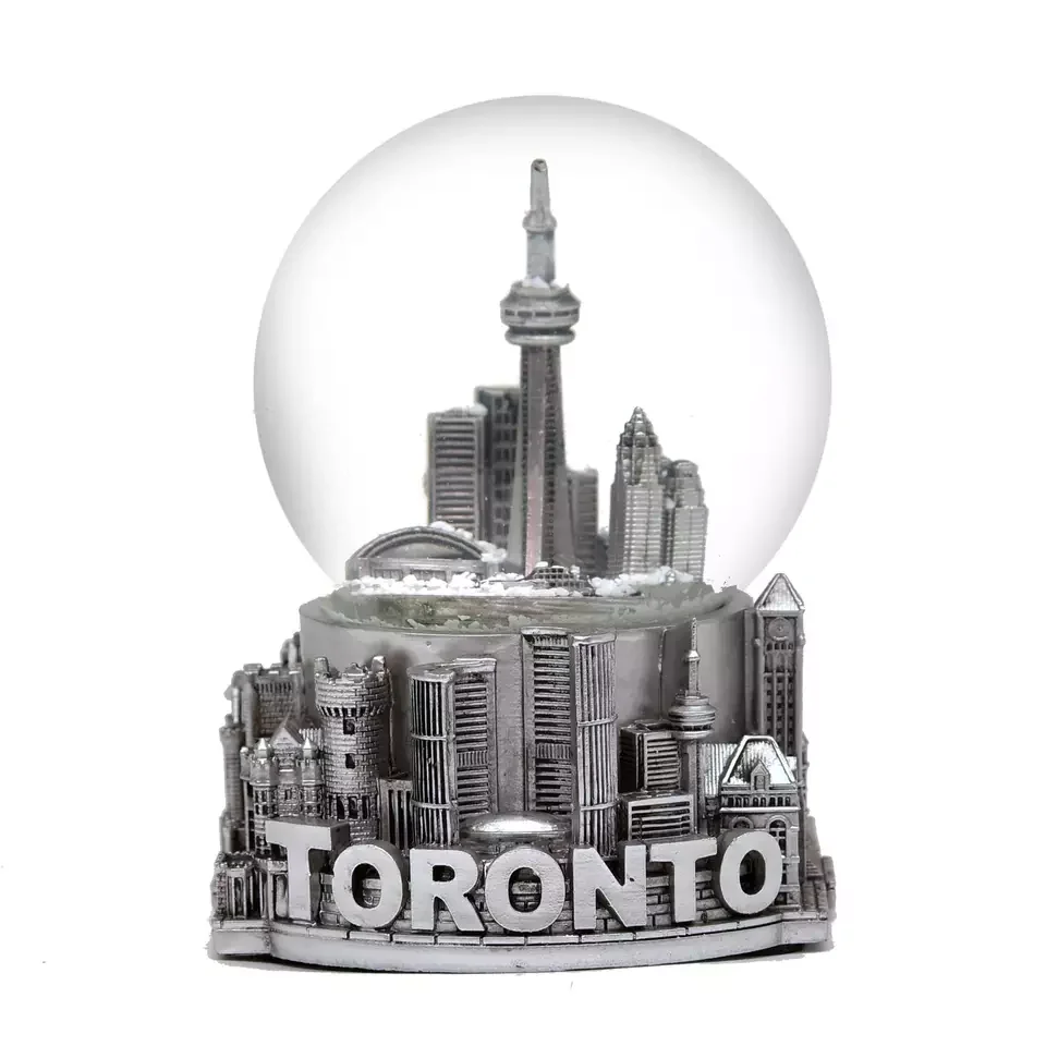 Large Cheap  London New york city  Custom Vancouver city Snow Globe Canada Souvenir Gift Snow globe
