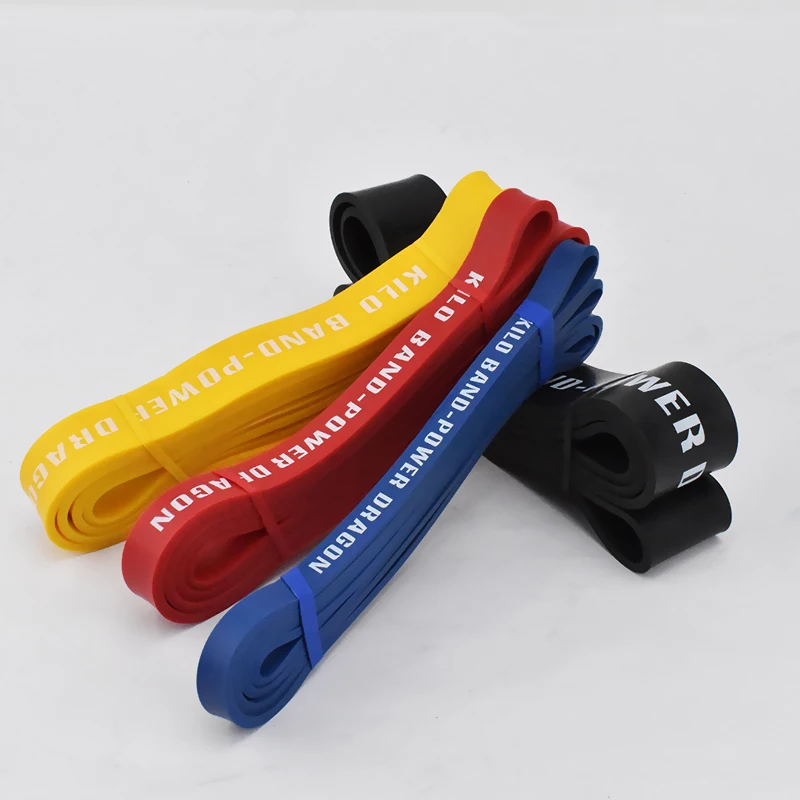 Fitness Gum Custom LOGO Elastic Rubber Bands For Fitness Workout Equipment Training Exercise Gym Strength Latex Resistance Bands