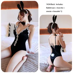 Sexy underwear pajamas deep V cleavage halter nightdress hot temptation lace sex girl