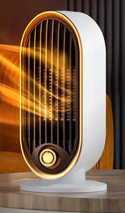 Dropshipping portable mini electric air space PTC room heater fan