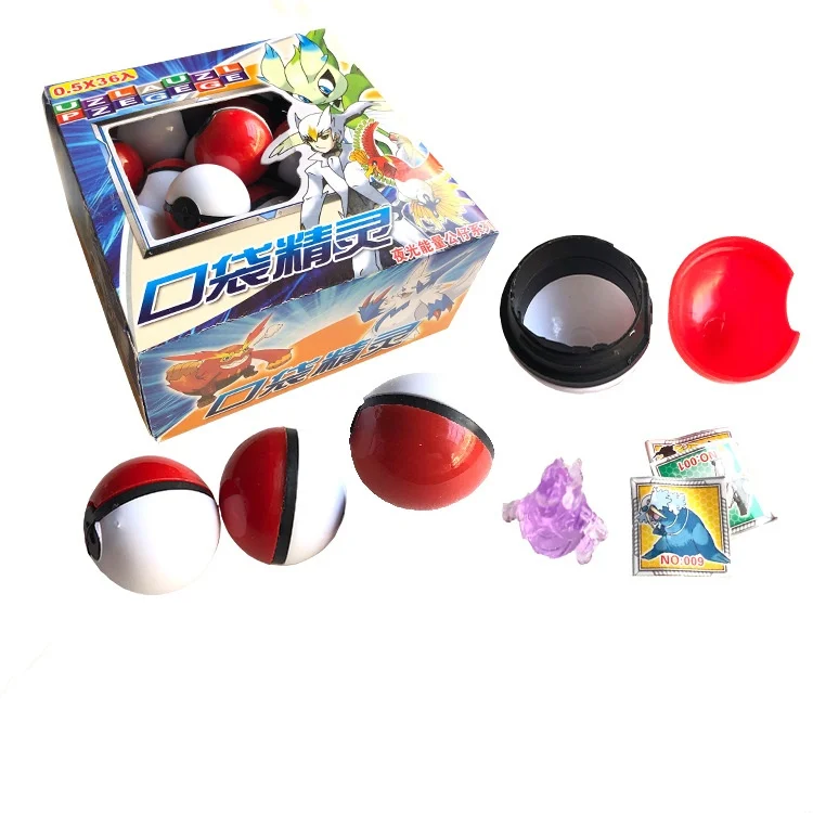 Оптовая продажа безвредные детские игрушки для капсул Gashapon японские аниме резиновые мягкие пластиковые капсулы яйца