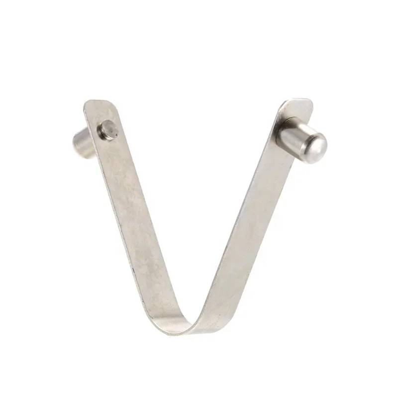 Manufacture Tube Flat Spring Clip, Precision Metal Stamping Spring Tool Clip