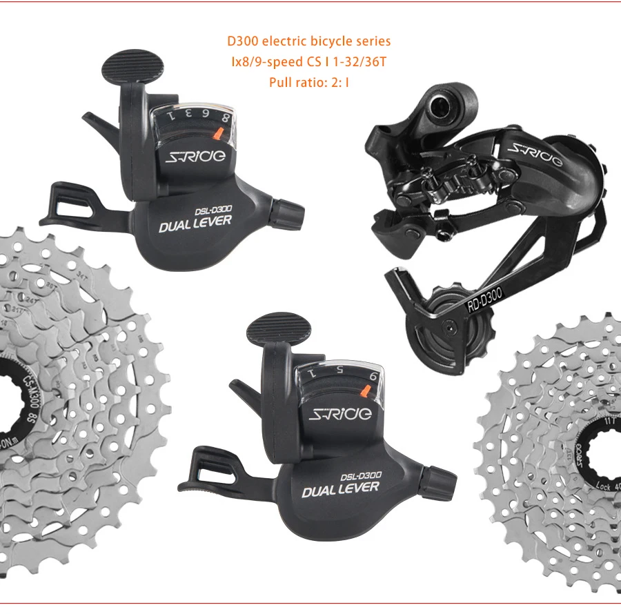 Factory Sale High Strength Steel Derailleur 10 Speed Bike Shifter Derailleur Sets In Stock