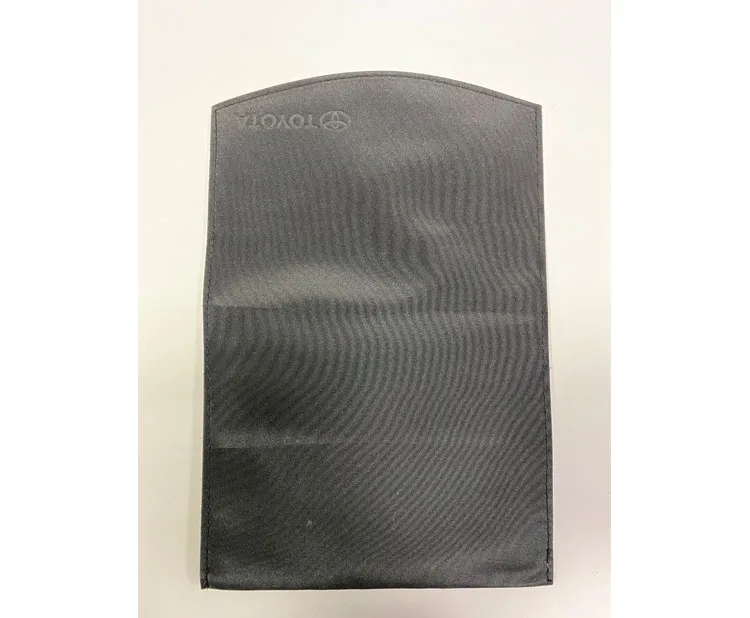 Manual folder bag microfiber material car portfolio folder embossed logo customized car wallet folder A4 vehicle document holder