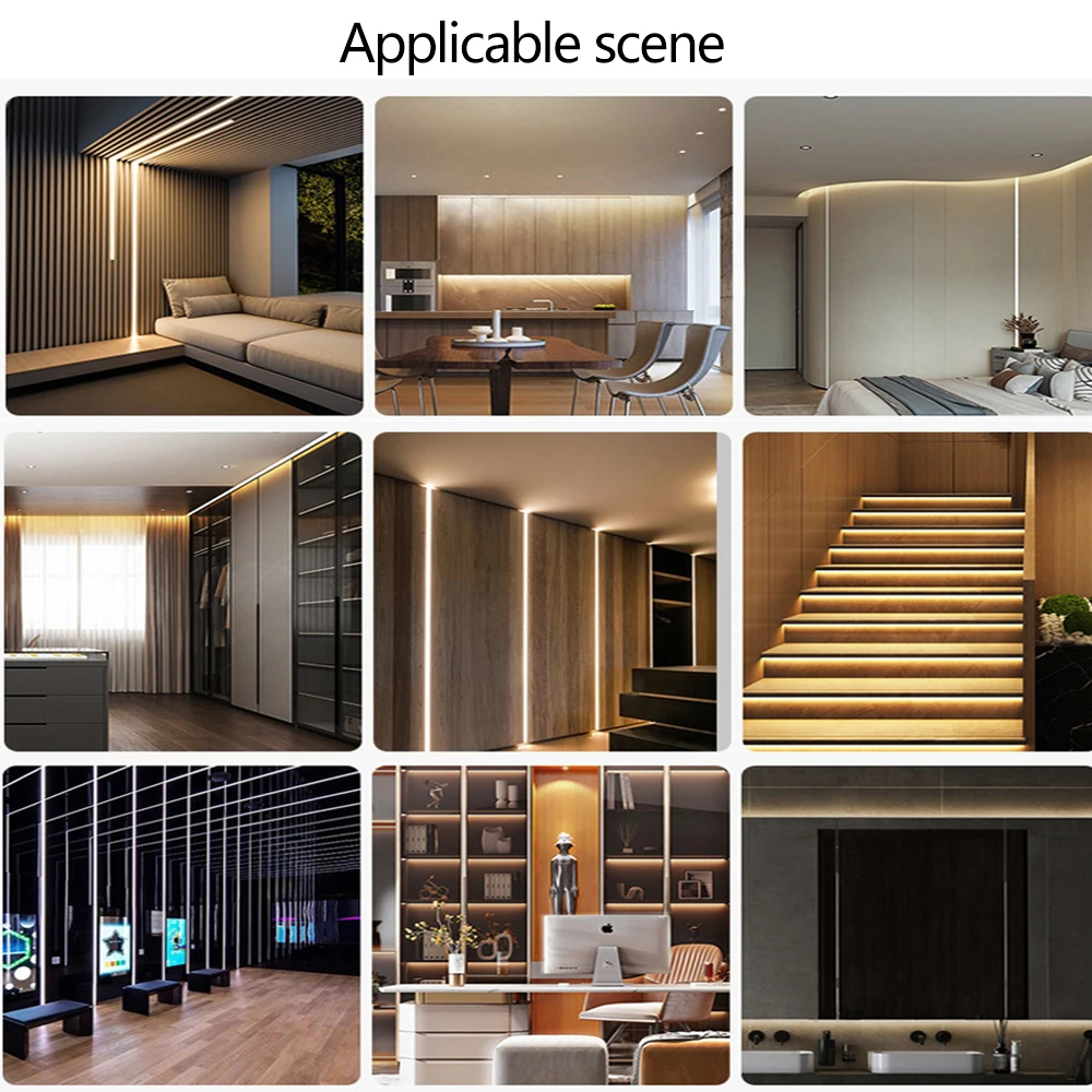 Flexible LED Strip White Warm White DC12V DC24V 3mm 4mm 6mm 8mm 10mm COB LED Strip Light