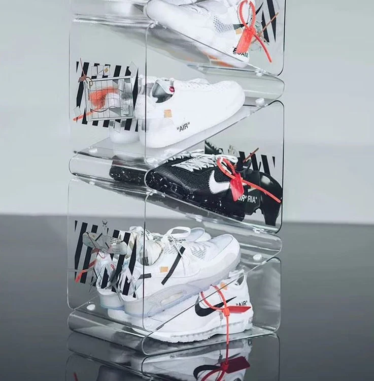 High End Acrylic Shoes Display For Retail Shop