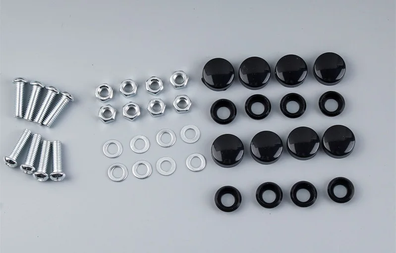 High Quality Us Standard Plastic Clear Car License Plate Cover Frame Sets