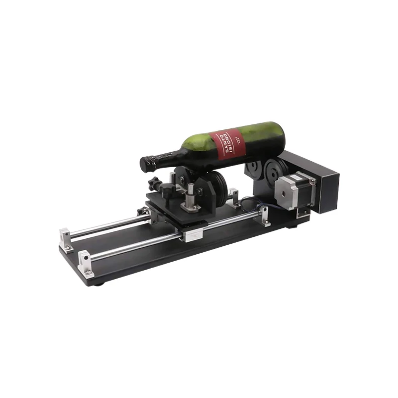 Myoung laser rotation axis attachment With Wheels rotary Rollers Stepper Motors for CNC laser machine rotary axis