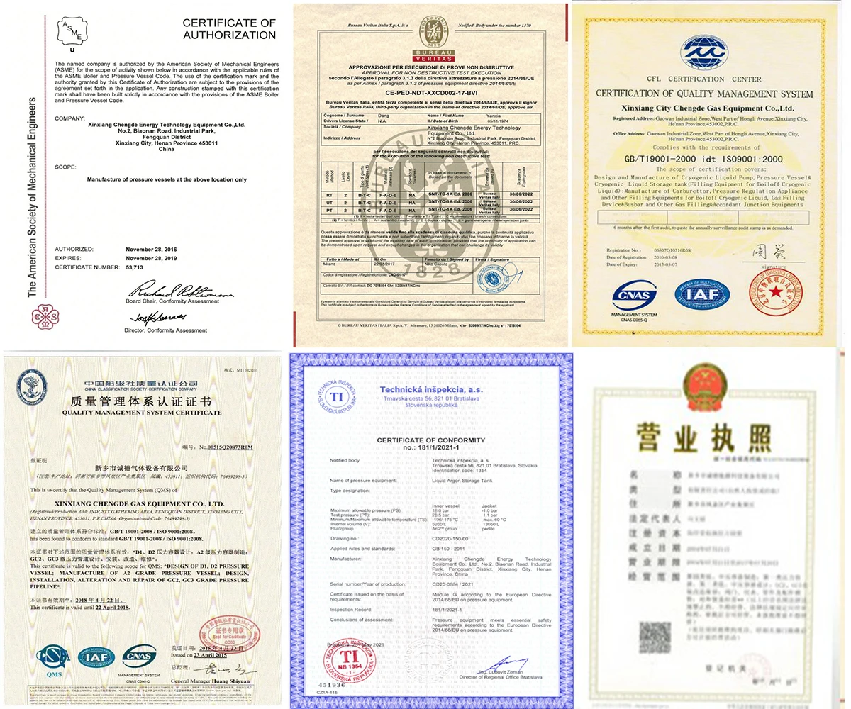 210L 1.4MPa Cryogenic Liquid Nitrogen Dewar Bottle From China Factory