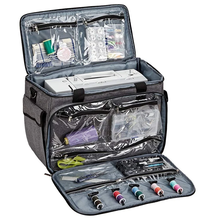 hot selling custom premium universal tote case sewing machine carry bag sewing machine bag