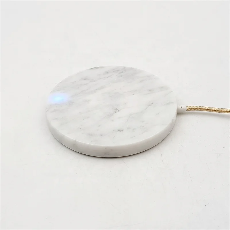 Factory direct sale marble wireless charger for mobile phone